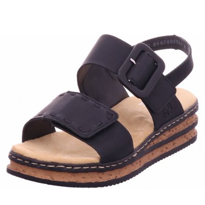 Rieker fsk damen sandalen Sandalette in schwarz Rieker fsk damen sandalen Sandalette in schwarz