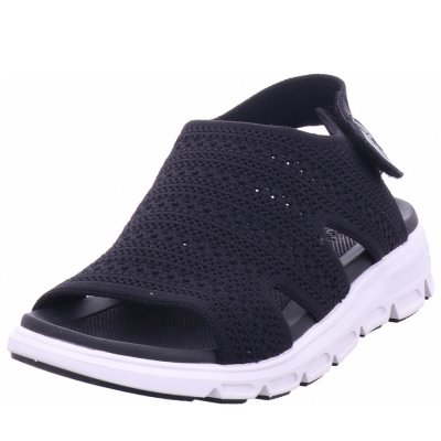 Rieker fsk damen sandalen Sandalette in schwarz