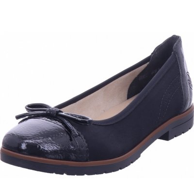 Rieker Ballerina in schwarz