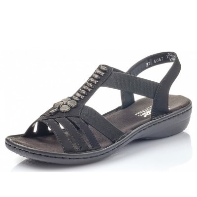 Rieker Sandalette in schwarz Rieker Sandalette in schwarz
