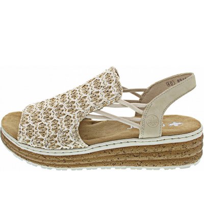 Rieker Sandale in beige-silber/cliff Rieker Sandale in beige-silber/cliff