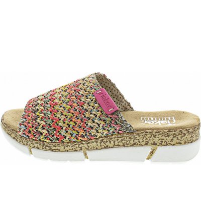 Rieker Pantolette in multi/nelke Rieker Pantolette in multi/nelke