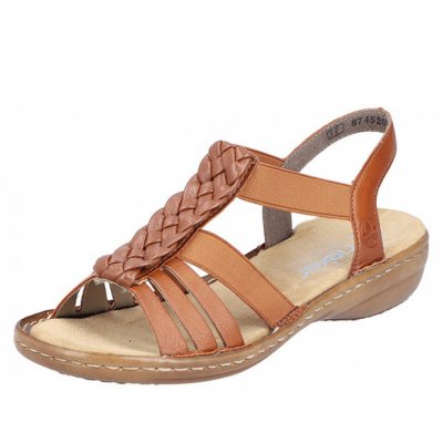 Rieker bequeme Sandale in braun Rieker bequeme Sandale in braun
