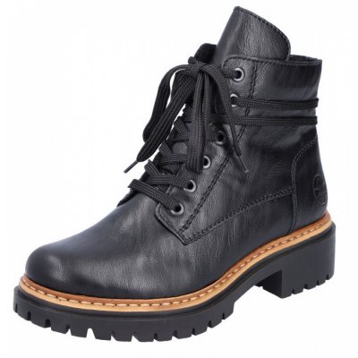 Rieker Schnürstiefelette in schwarz WF Rieker Schnürstiefelette in schwarz WF