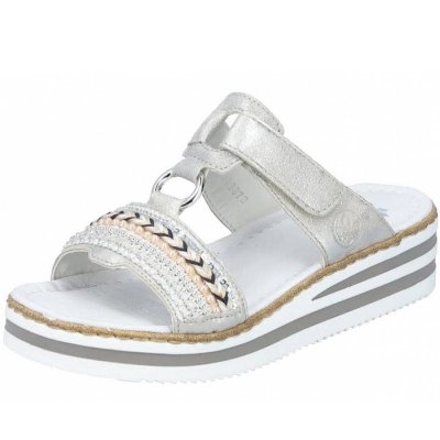 Rieker damen sandalen Pantolette in grau Rieker damen sandalen Pantolette in grau