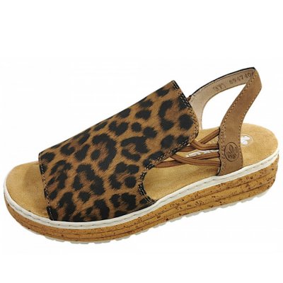 Rieker Sandalette in multi leo braun Rieker Sandalette in multi leo braun