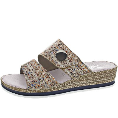 Rieker Pantolette in pebble-multi Rieker Pantolette in pebble-multi