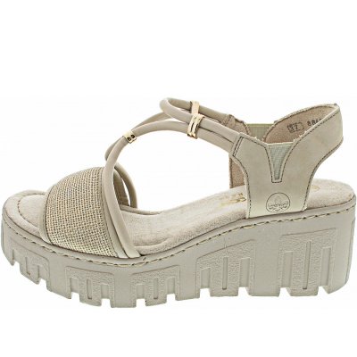 Rieker Keilsandalette in beige Rieker Keilsandalette in beige