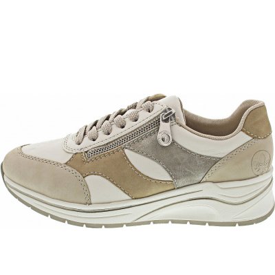 Rieker Sneaker low in perle-porzellan-marble-pe Rieker Sneaker low in perle-porzellan-marble-pe