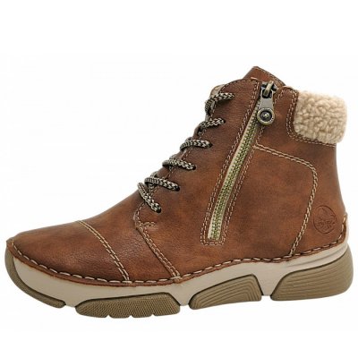 Rieker Schnürstiefel in zimt/lehm 24 Rieker Schnürstiefel in zimt/lehm 24
