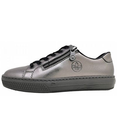Rieker sportlicher Schnürer in silber/platin 90 Rieker sportlicher Schnürer in silber/platin 90