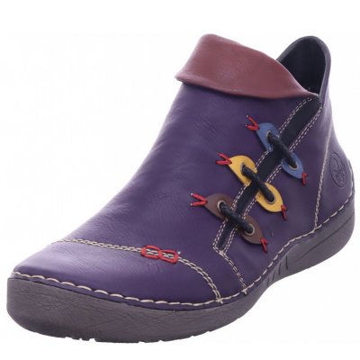 Rieker hwk damen stiefel Kurzstiefel in lila Rieker hwk damen stiefel Kurzstiefel in lila