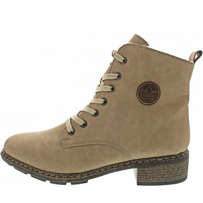 Rieker Schnürstiefelette in beige Rieker Schnürstiefelette in beige