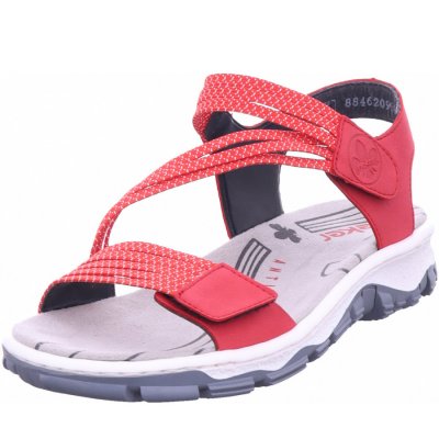 Rieker damen sandalen Sandalette in rot Rieker damen sandalen Sandalette in rot