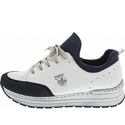 Rieker sportlicher Schnürer in pazifik-weiss-navy Rieker sportlicher Schnürer in pazifik-weiss-navy