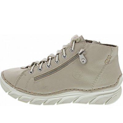 Rieker Schnürstiefelette in beige Rieker Schnürstiefelette in beige