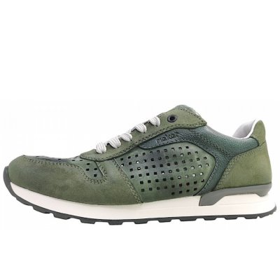 Rieker Sheepsuede/Clarino Schnürer in olive 52 Rieker Sheepsuede/Clarino Schnürer in olive 52