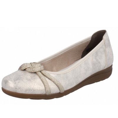 Rieker Ballerina in beige gold Rieker Ballerina in beige gold