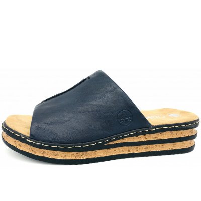 Rieker Pantolette in blau dunkel Rieker Pantolette in blau dunkel