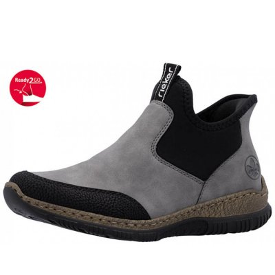 Rieker Stiefelette in grau kombi 42 Rieker Stiefelette in grau kombi 42