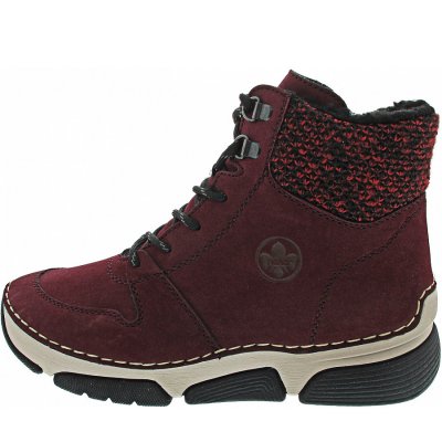 Rieker Schnürstiefel in bordeaux-rot-schwarz Rieker Schnürstiefel in bordeaux-rot-schwarz