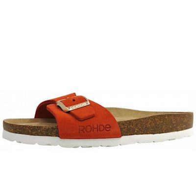 Rohde ALBA Pantolette in rot/kiss 41 Rohde ALBA Pantolette in rot/kiss 41