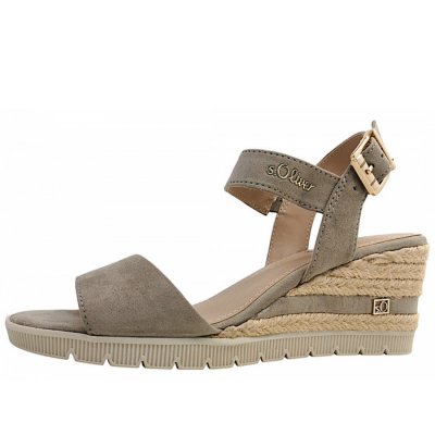 s.Oliver Sandalette in LIGHT TAUPE 345