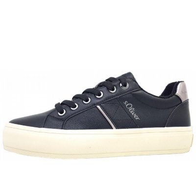 s.Oliver sportlicher Schnürer in 001 black s.Oliver sportlicher Schnürer in 001 black