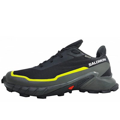 Salomon Alphacross 5GTX Wanderschuh in black/peat/sulph