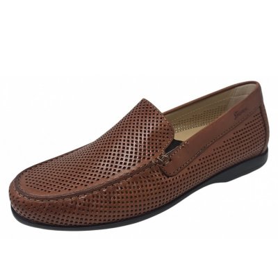 Sioux Ginmelo Slipper in cognac