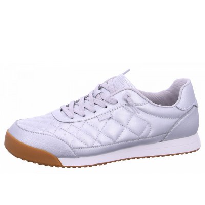 Skechers Billie Wild Comfort Sneaker in SIL silver Skechers Billie Wild Comfort Sneaker in SIL silver