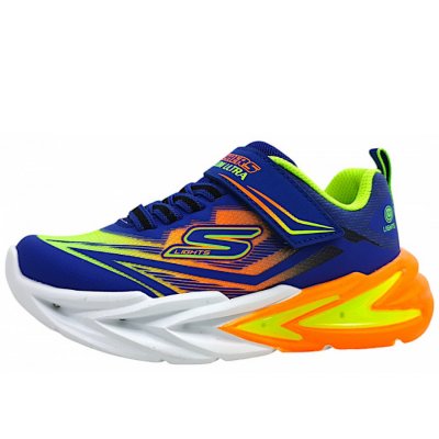 Skechers Flex-Glow Ultra Sneaker in blue/multi BLMT Skechers Flex-Glow Ultra Sneaker in blue/multi BLMT