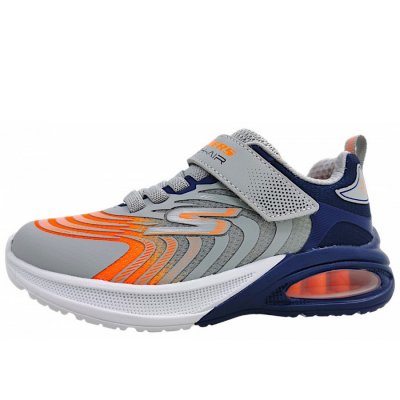 Skechers Microspec Max Advance Laufschuh in grey/navy GYNV Skechers Microspec Max Advance Laufschuh in grey/navy GYNV