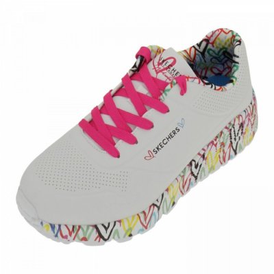Skechers UNO LITE - LOVELY LUV Sneaker in Weiß