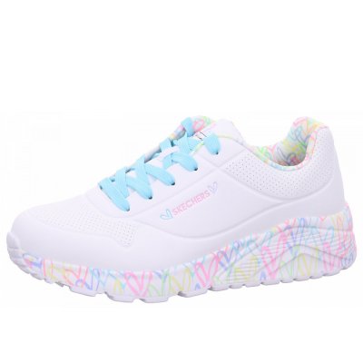 Skechers Uno Lite Sneaker in WPTQ white