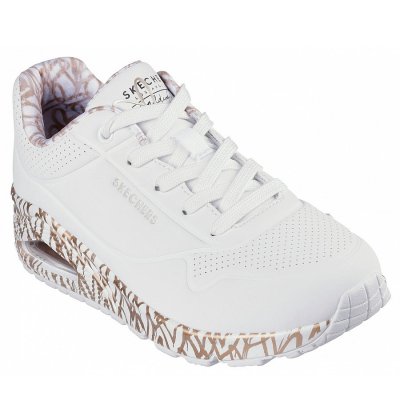 Skechers UNO Sneaker in white gold Skechers UNO Sneaker in white gold