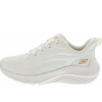 Skechers Bobs Squad Waves-Just Wad Sneaker in WHT Skechers Bobs Squad Waves-Just Wad Sneaker in WHT