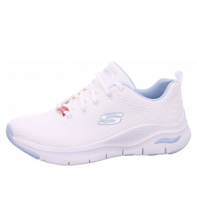 Skechers Arch Fit Glee for All Trainingsschuh in WLB white blue