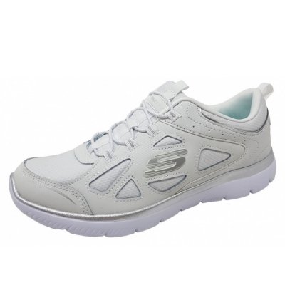 Skechers Sportschuh in white silver Skechers Sportschuh in white silver