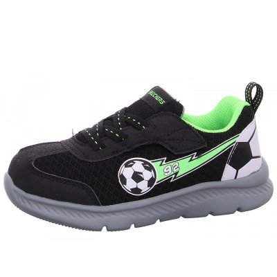 Skechers Comfy Flex Sneaker in BKLM black lime Skechers Comfy Flex Sneaker in BKLM black lime