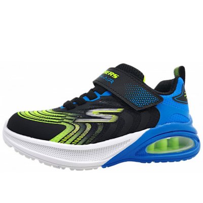 Skechers Microspec Max Advance Laufschuh in black/blue/lime BBLM Skechers Microspec Max Advance Laufschuh in black/blue/lime BBLM