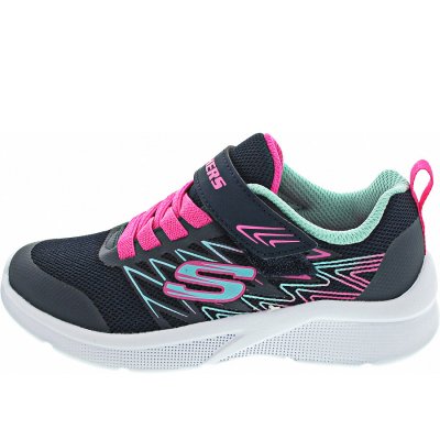 Skechers Microspec-Bold Delight Sneaker in NVY Skechers Microspec-Bold Delight Sneaker in NVY