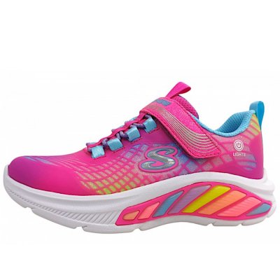 Skechers Rainbw Cruisers Klettschuh in hotpink/multi HPMT Skechers Rainbw Cruisers Klettschuh in hotpink/multi HPMT