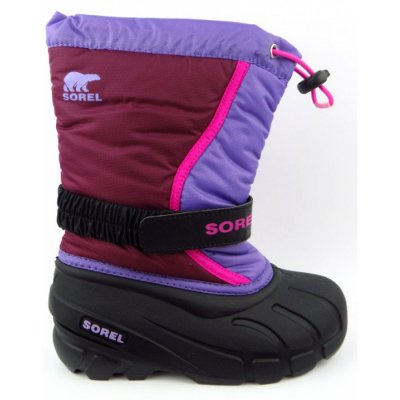 Sorel Childrens Flurry purple Boots in purple Sorel Childrens Flurry purple Boots in purple