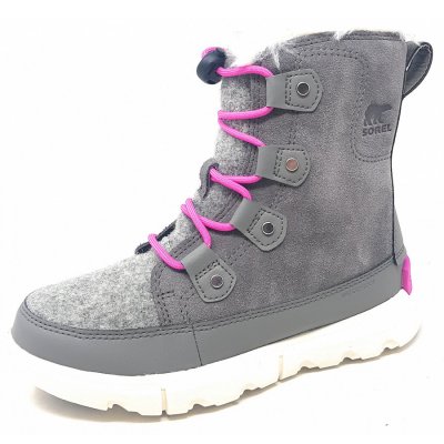 Sorel Youth Sorel Explorer WP Schnürstiefel in Bright Lavender Sorel Youth Sorel Explorer WP Schnürstiefel in Bright Lavender