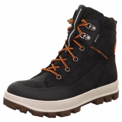 Superfit Tedd Schnürstiefel in schwarz orange Superfit Tedd Schnürstiefel in schwarz orange