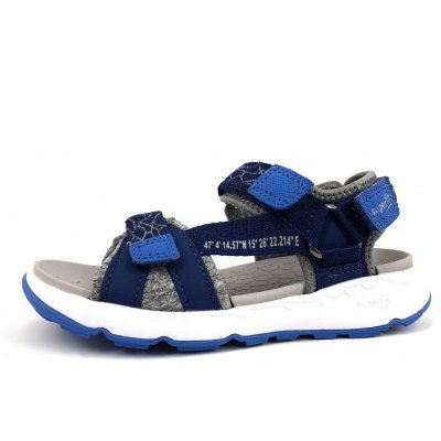 Superfit Criss Cross Sandale in 8000 blau/hellblau Superfit Criss Cross Sandale in 8000 blau/hellblau