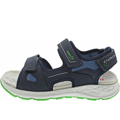 Superfit Criss Cross Sandale in blau-grün