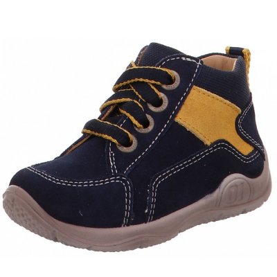 superfit Stiefelette Leder \ UNIVERSE Schnürschuhe in BLAU/GELB superfit Stiefelette Leder \ UNIVERSE Schnürschuhe in BLAU/GELB