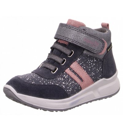 Superfit Klettschuh in grau rosa Superfit Klettschuh in grau rosa